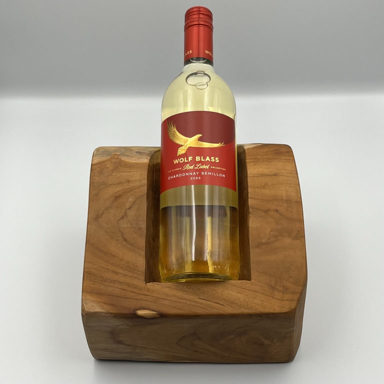 Rustic Driftwood Single Wine Bottle Holder 